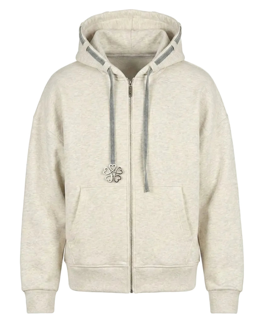 MAISON EXALT SCUBA HOODIE – LIGHT GREY (PRE-ORDER)